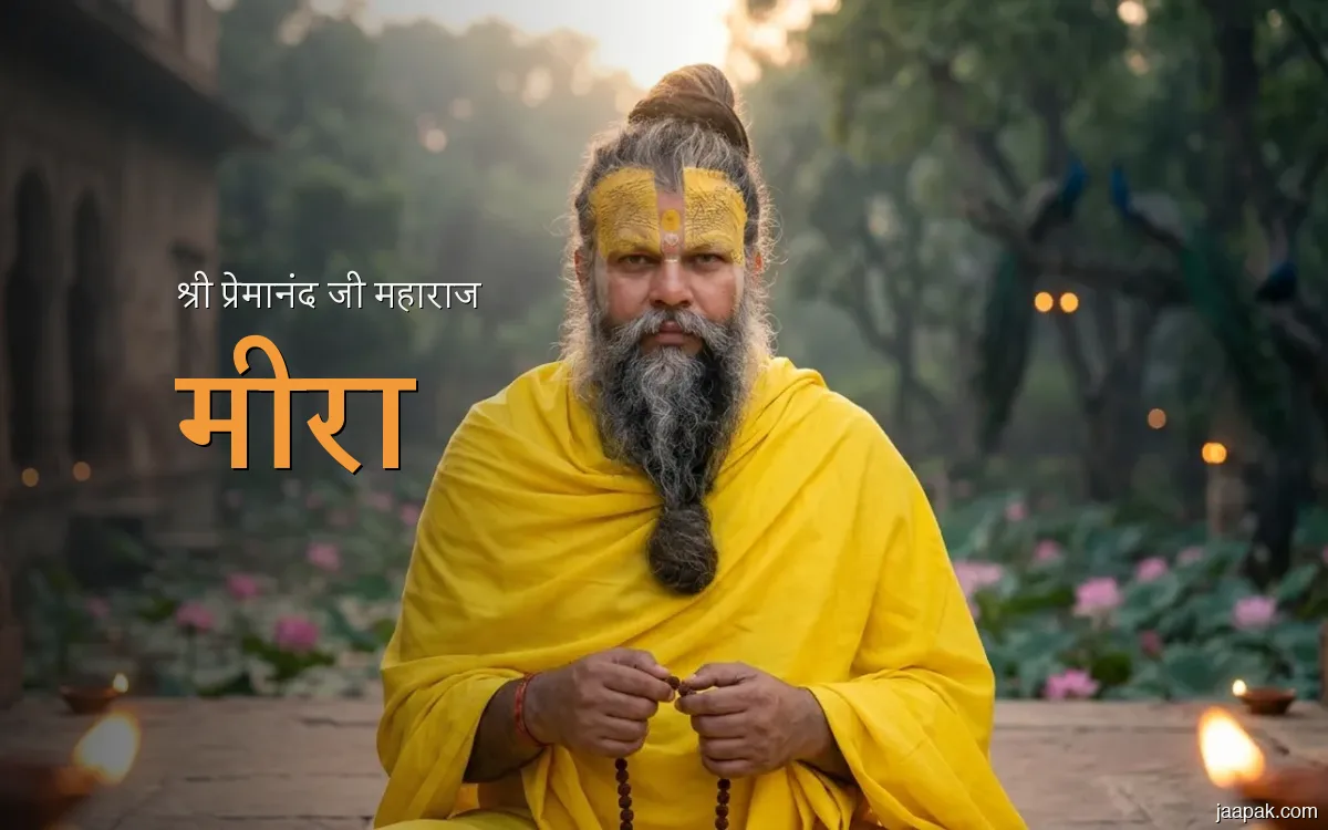 मीरा बाई कथा प्रेमानंद: संसार नाशवान है, नाम ही अद्भुत सुख