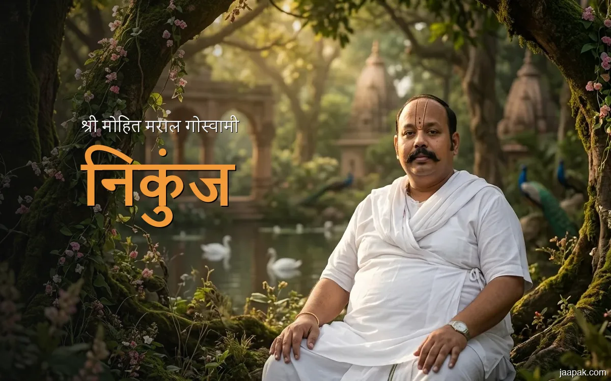 श्री मोहित मराल गोस्वामी — निकुंज का रहस्य | श्री राधा-कृष्ण की निज स्थली जहाँ चौथे का प्रवेश नहीं